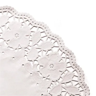Obrázek produktu pro Kulaté krajky, průměr 31 cm, papír, bílé
