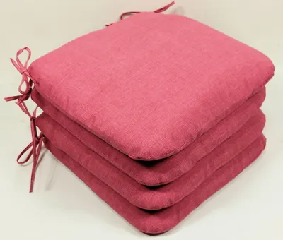 Produktbild von Rattani Sitzkissen Stuhlkissen Billy 40 x 40 cm alt rosa, Set 4