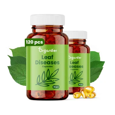 Obrázek produktu pro Kapsle Na Choroby Listů 120 Kusů - Zdraví Rostlin - Péče O Zahradu - Udržitelná Péče O Rostliny - Netoxické Kapsle - Organifer