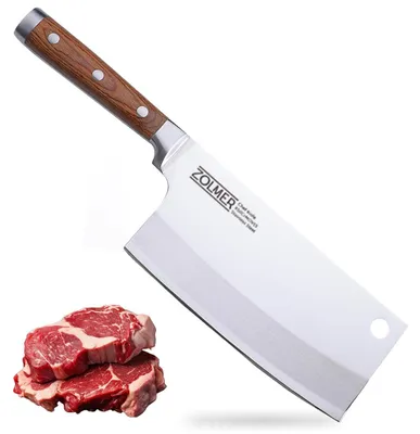 Chinesisches Kochmesser, Fleisch & Knochen, Pakkaholzgriff, 11 cm