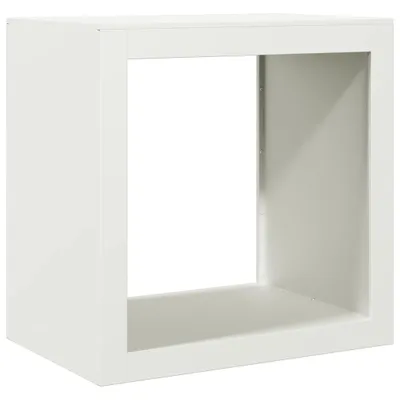 Immagine prodotto di vidaXL Porta legna bianco 60x40x60 cm acciaio