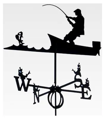 Produktbild von Wetterfahne aus langlebigem Edelstahl, kreativer Gartenpfahl, Windspiel und Gartendekor für das Dach