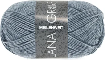 Produktbild von Lana Grossa Meilenweit 50 1302 Helles Jeans 50g