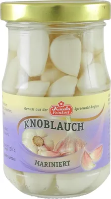 Produktbild von Knoblauchzehen mariniert von Kunella Feinkost (185 g Glas)
