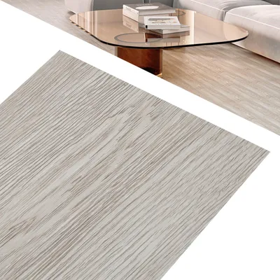 Produktbild von Vigevee Vinyl Laminat 1 m² Selbstklebend Weiße Eiche 7 Stück Holz Nachbildung Dielen Design Bodenbelag gefühlsecht