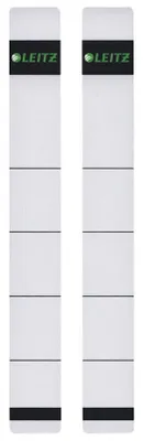 Produktbild von Leitz Rückenschilder für Standard- und Hartpappe-Ordner, Grau, Rechteck, Ring binder, Papier