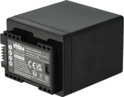 Produktbild von vhbw Akku Ersatz für Canon BP-727, BP-745 für Videokamera Camcorder (4450 mAh, 3,6 V, Li-Ion) + Infochip