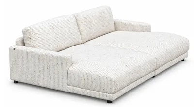 Produktbild von KAWOLA Big Sofa MARLIN Stoff cremeweiß