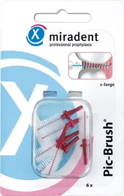 Produktbild von Miradent Interdentalbürste Pic-Brush x-Large bor. 6 St