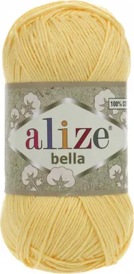 Produktbild von 100g ALIZE BELLA uni, Baumwoll-Strickgarn / Häkelgarn, Farbwahl