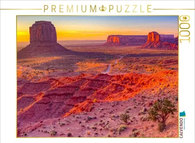 Produktbild von CALVENDO Puzzle Valley Drive, Monument Valley | 1000 Teile Lege-Größe 64x48cm Foto-Puzzle für glückliche Stunden