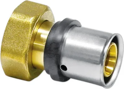 Produktbild von veporit. Pressfitting Übergangsverschraubung Connect 20 mm x 2-3/4 Eurokonus für Verbundrohr"
