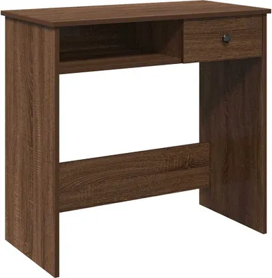 Produktbild von vidaXL Schreibtisch Braun Eichen-Optik 80x40x75 cm Holzwerkstoff