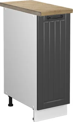 Produktbild von Apothekerschrank Vicco Fame-Line Anthrazit Landhaus 30 cm , AP Eiche, Model 45565