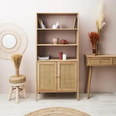 Produktbild von Sideboard aus Holz und Rattan Bali
