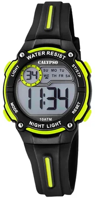 Produktbild von Calypso Digital Crush Kinderuhr schwarz Armbanduhr Kunststoff PolyurethanK6068
