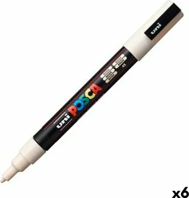 Zdjęcie produktu dla POSCA - POSCA PC3M F BEGE | 1 sztuka | 6 sztuk