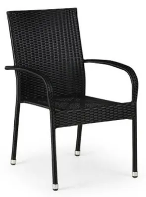 Immagine prodotto di Sedia in rattan MARGARITA nera