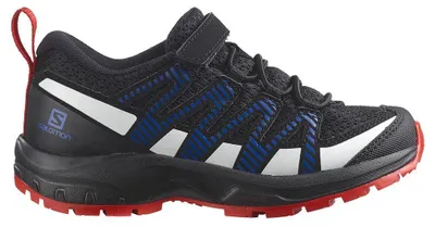 Produktbild von Salomon XA PRO V8 Junior Schuhe Schwarz / Blau / Rot Gr. 27