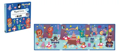 Produktbild von Janod Magnetset Tierfest - Magneti Stories Lernspielzeug für Kinder