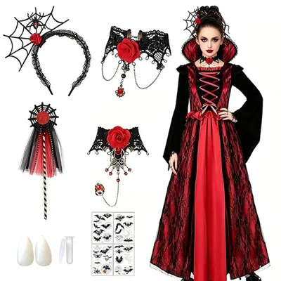 Obrázek produktu pro Dámský kostým upíra na Halloween a cosplay