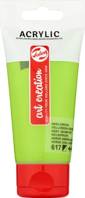 Obrázek produktu pro TALENS Art Creation - Akrylová barva TAC 617 žlutá - zelená Tuba 75 ml | Tuba A 75 mililitrů | 3 kusy