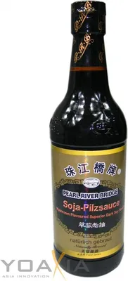 Produktbild von PRB Dunkle Soja-Pilzsauce 500ml | Mushroom Flavoured Superior Dark Soy Sauce
