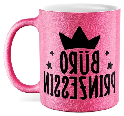 Produktbild von Tasse für Büroprinzessinnen - Humorvolle Geschenkidee für Kolleginnen