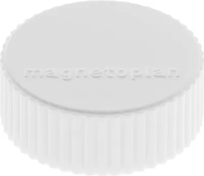 Produktbild von Magnet Discofix Magnum 1660000 34mm weiß 10 Stück Packung mit 20 Stück