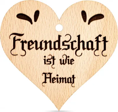 Produktbild von Anhänger Freundschaft ist Heimat