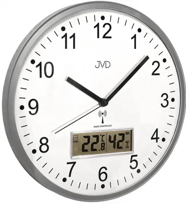 Obrázok produktu pre Rádiom riadené nástenné hodiny JVD RH78.1, 30cm