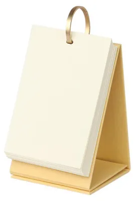 Produktbild von Tischkalender Notizblock Loseblatt Spiralblock 180 Blatt Braun 14.5 x 9.8 cm