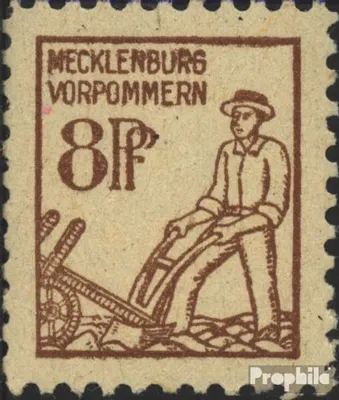 Produktbild von Briefmarken Sowjetische Zone (All.Bes.) 1945 Mi 15 postfrisch Mecklenburg 1.Ausgabe