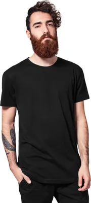 Produktbild von Urban Classics TB638 | Shaped Long Tee Herren T-Shirt - Farbe: Black - Größe: 5XL