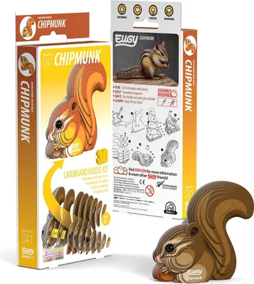 Produktbild von EUGY - 3D Bastelset Eichhörnchen