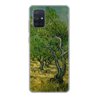Produktbild von MuchoWow® Handyhülle Schutzhülle Hülle für Samsung Galaxy A51 5G Olivenhain - Vincent van Gogh Silikon Softcase Handy Hülle - Abbildung