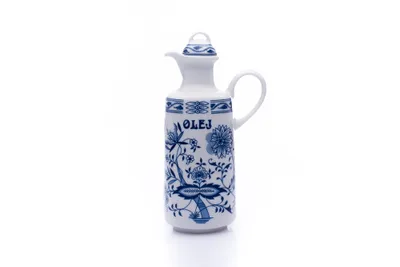Zdjęcie produktu dla Saphyr, butelka na olej, cebula, czeska porcelana, 500 ml Thun 1794