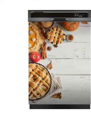 Produktbild von Magnete Dekorative 60x80 cm Küche Magnetmatte Spülmaschine - hausgemacht Kuchen Apfel