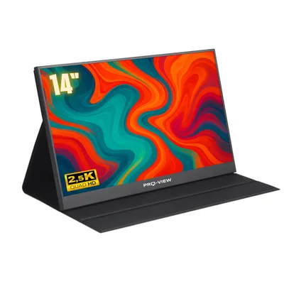 Immagine prodotto di Monitor portatile 14" 2,5K, 2560x1600, Pro-View, IPS, HDR, VESA, 100% sRGB