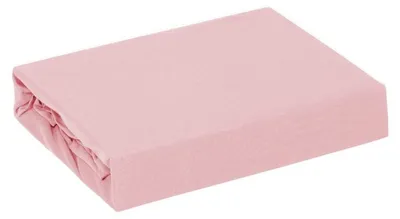 Produktbild von Spannbettlaken ADELA mit Gummizug rosa 90x200 25CM 140