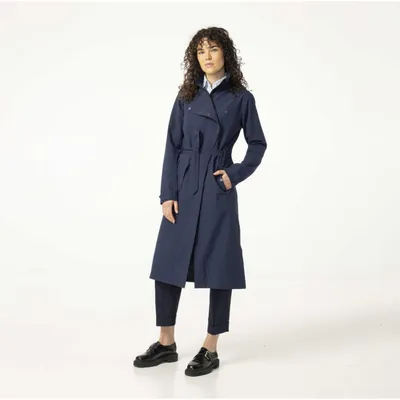 Produktbild von Trenchcoat Regenjacke Damen Deep Marine
