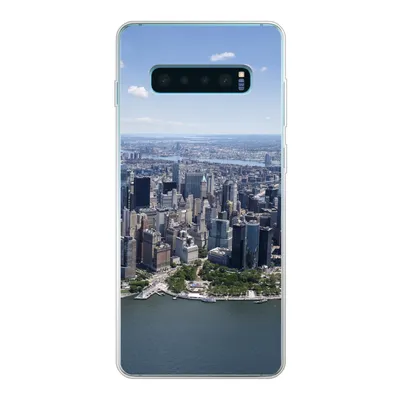 Produktbild von MuchoWow® Handyhülle Schutzhülle Hülle für Samsung Galaxy S10 Plus New York - USA - Skyline Silikon Softcase Handy Hülle - Schutzhülle