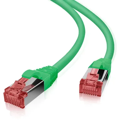 Produktbild von helos Cat.6 Patchkabel Ultraflex GHMT AWG 27/7 grün 15,0 m