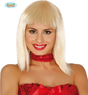 Immagine prodotto di Parrucca bionda da donna lunga fino alle spalle