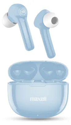 Productafbeelding van Maxell BT Dynamic+ TWS oordopjes - Bluetooth 5.0 - Snelle oplaadfunctie via USB-C - Diepe bas - 3-4 uur afspeeltijd - LED-indicator - Met oplaadcase [52043BL]