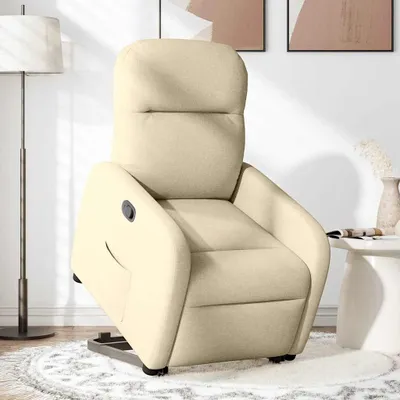 Zdjęcie produktu dla VidaXL 3302980, Tkanina, Kremowy, Pianka, 110 kg, 660 mm, 880 mm