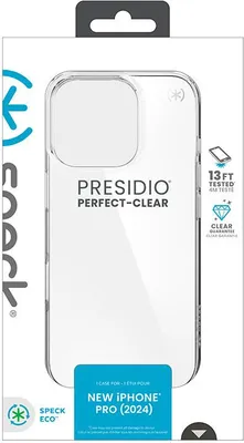 Zdjęcie produktu dla Speck 150702-5085, Pokrowiec, Apple, iPhone 16 Pro, 16 cm (6.3"), Przezroczysty