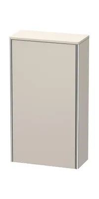 Produktbild von Duravit Halbhochschrank XSQUARE 880x500x236mm Türansch links taupe matt