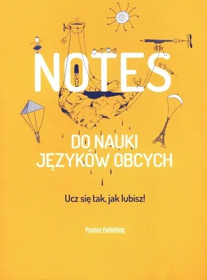Productafbeelding van Notes do nauki języków obcych pomarańczowy