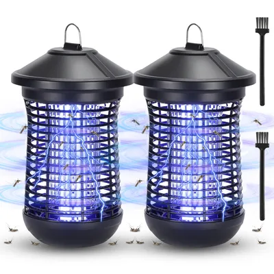 Image de TolleTour 2 Exterminateur d'insectes électrique Lampe à insectes 18W Lampe UV Piège à insectes Extérieur Lampe à moustiques